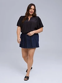 Belle Isle Split Neck Top