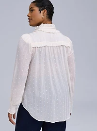 Belle Isle Ruffle Neck Blouse