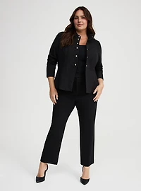 Ponte Peplum Jacket