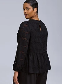 Belle Isle Peplum Pullover Top