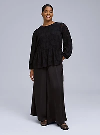 Belle Isle Peplum Pullover Top