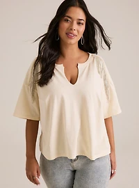 Festi Rhinestone Fringe Tee