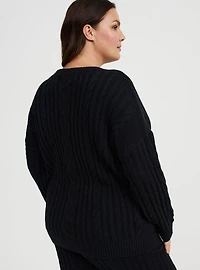 Cable Lounge Pullover Sweater
