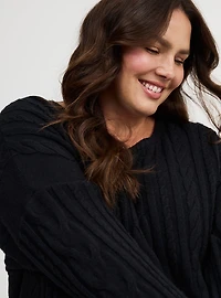 Cable Lounge Pullover Sweater