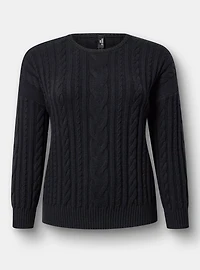 Cable Lounge Pullover Sweater