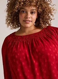 Festi Tiered Tie Back Blouse