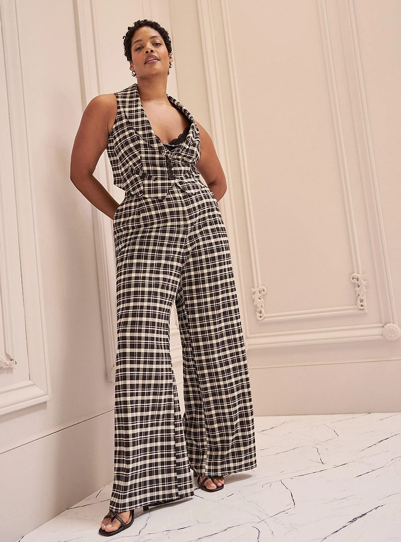 Studio Drapey Relaxed Wide Leg Trouser