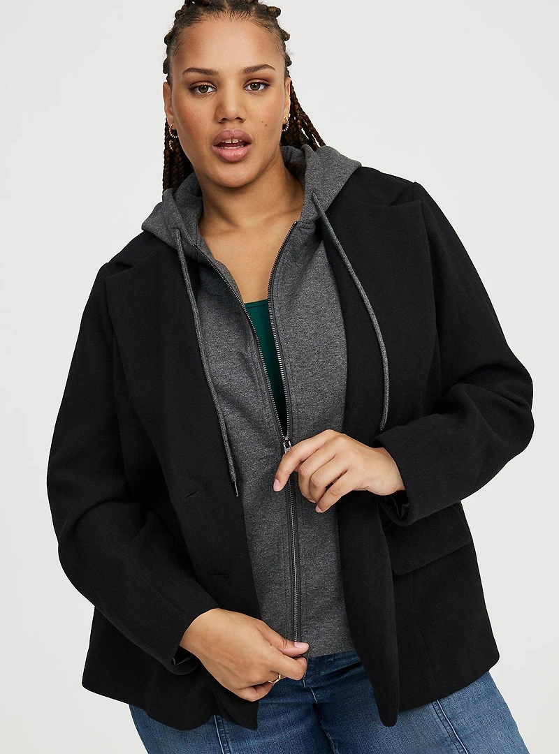 Hooded Blazer