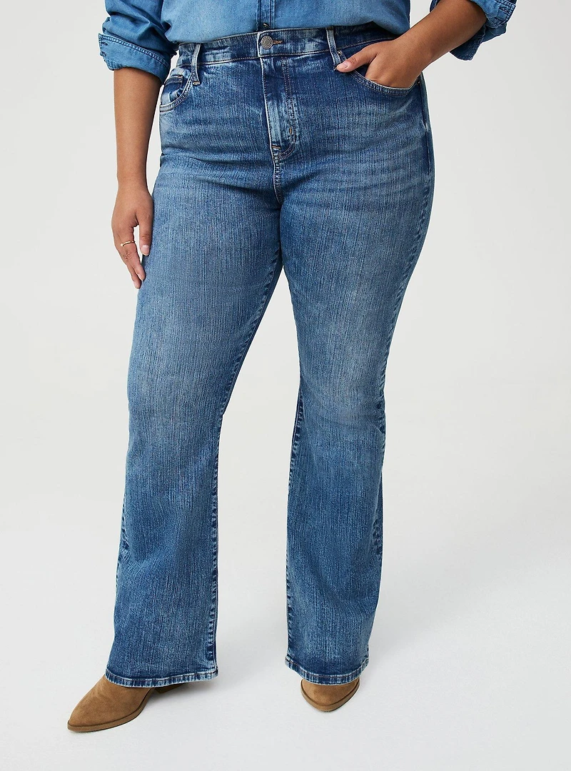 High-Rise Slim Boot Jean