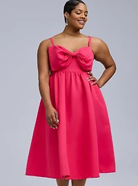Belle Isle Bow Midi Dress