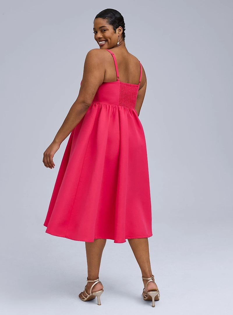 Belle Isle Bow Midi Dress