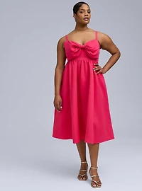 Belle Isle Bow Midi Dress