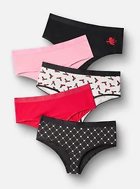 5-Pack Cotton Cheeky Panty