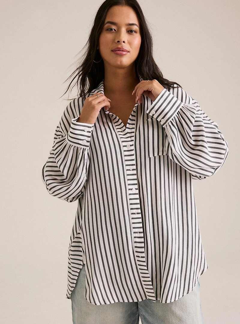 Festi Button-Up Cotton Shirt