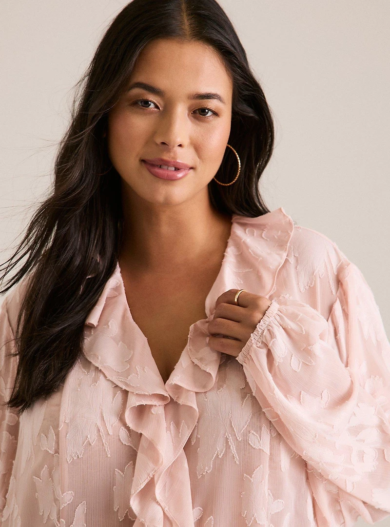 Festi Bubble Sleeve Top