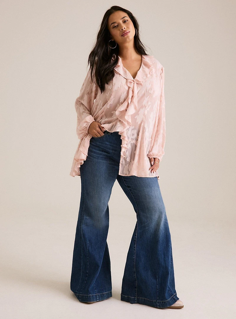Festi Bubble Sleeve Top