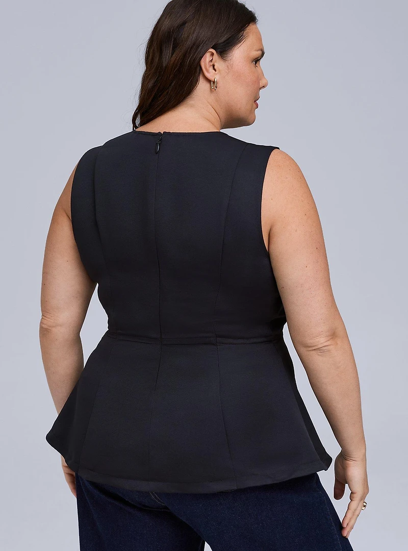 Belle Isle Hi-Low Peplum Top