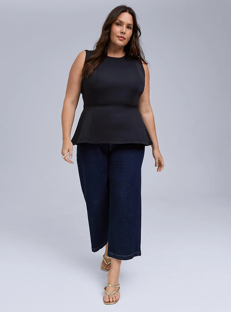 Belle Isle Hi-Low Peplum Top