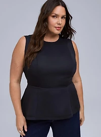 Belle Isle Hi-Low Peplum Top