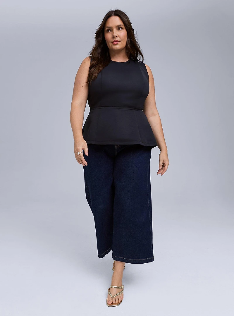Belle Isle Hi-Low Peplum Top