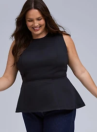 Belle Isle Hi-Low Peplum Top