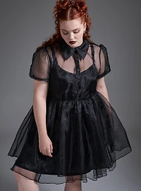 Nightfall Puff Sleeve Mini Dress