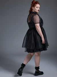 Nightfall Puff Sleeve Mini Dress