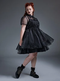 Nightfall Puff Sleeve Mini Dress