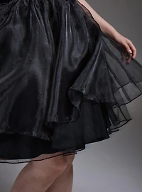 Nightfall Puff Sleeve Mini Dress