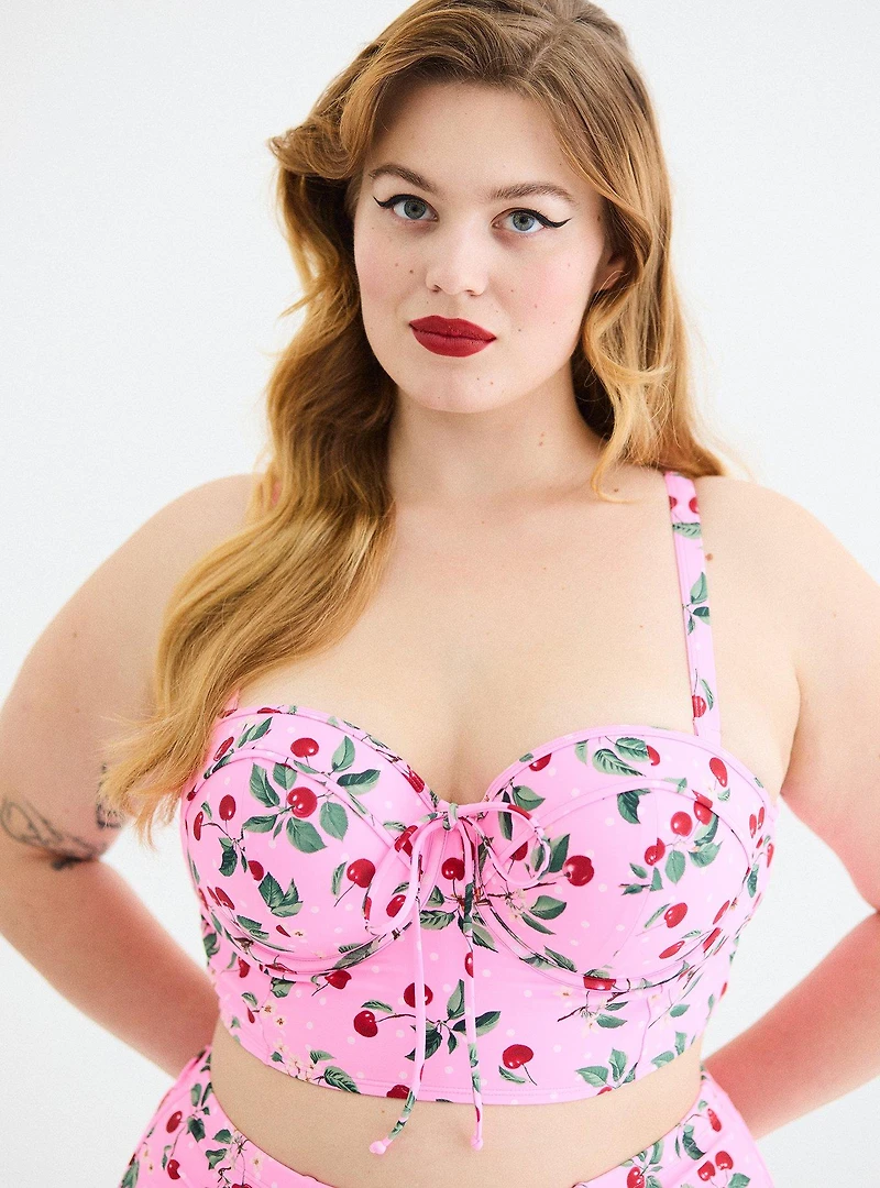 Wired Longline Bikini Top