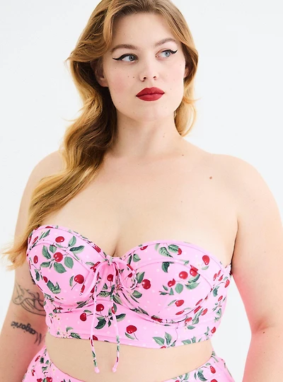 Wired Longline Bikini Top