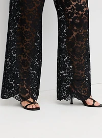 Studio Lace Straight Leg Pant