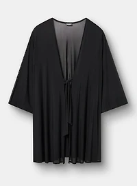 Tie-Front Mini Kimono