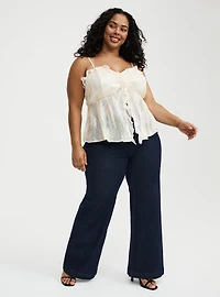 Studio Sequin Ruffle Cami