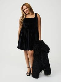 Corset Square Neck Mini Dress