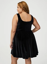 Corset Square Neck Mini Dress