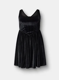 Corset Square Neck Mini Dress