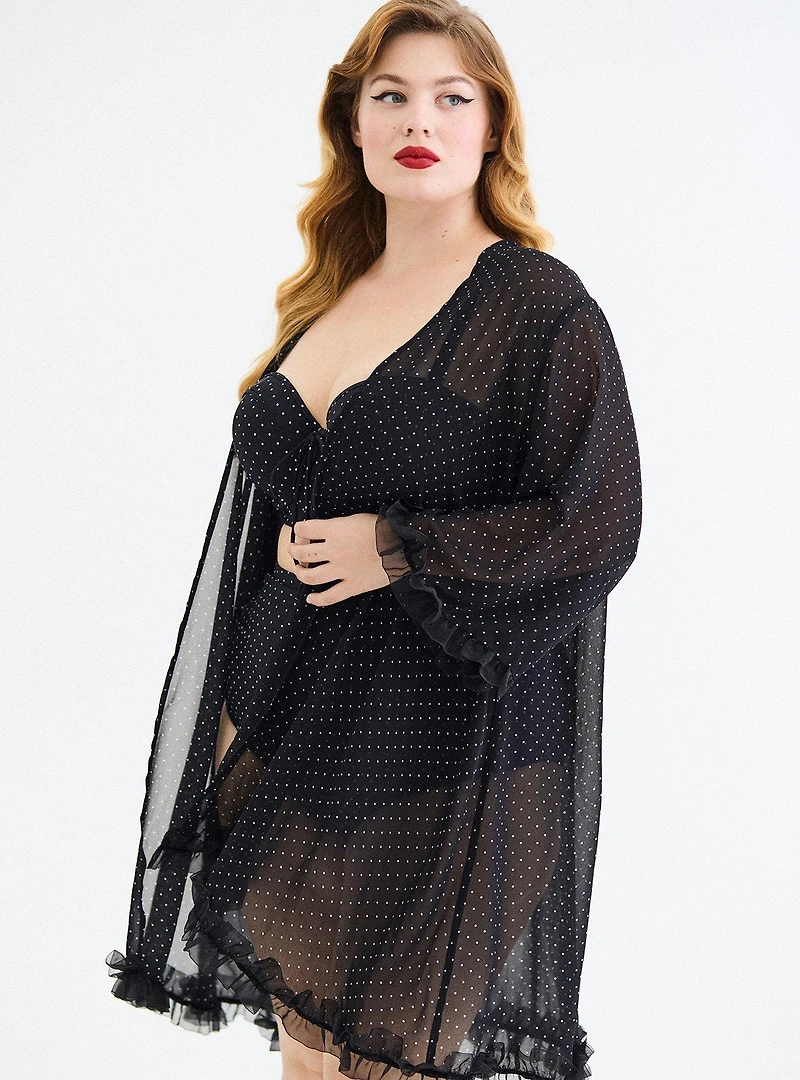 Chiffon Kimono Swim Cover-Up