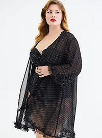 Chiffon Kimono Swim Cover-Up