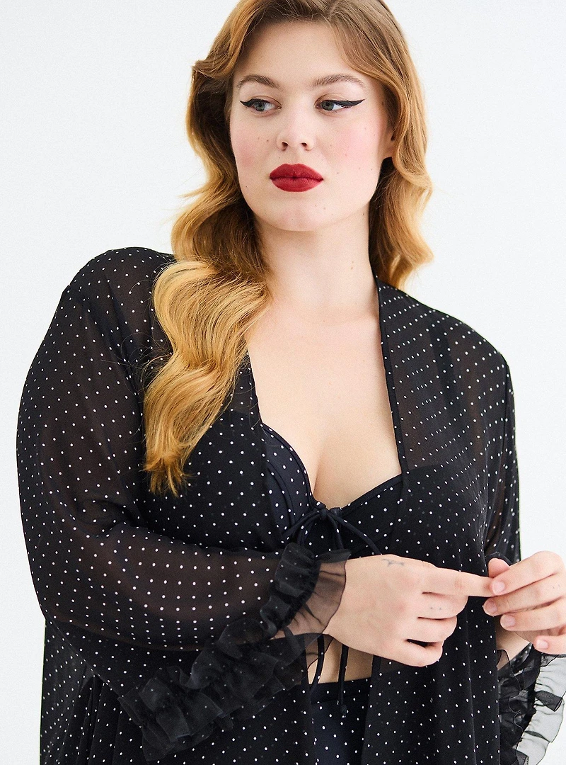 Chiffon Kimono Swim Cover-Up