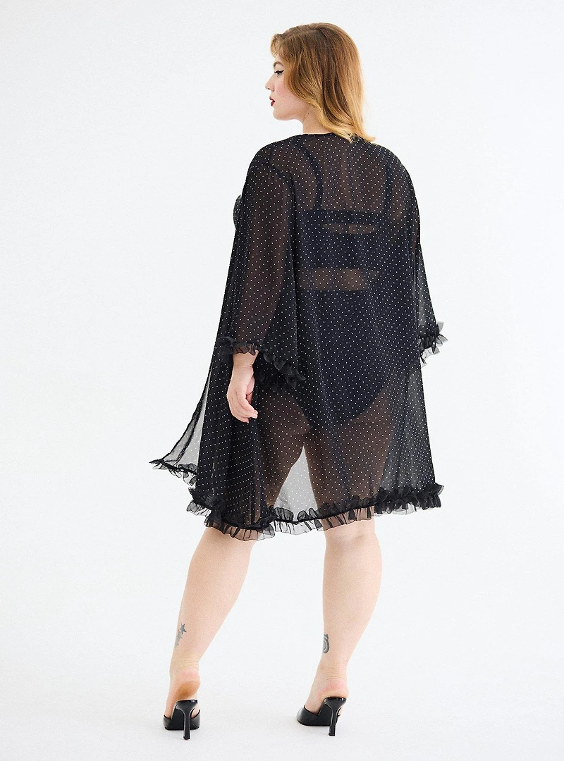 Chiffon Kimono Swim Cover-Up