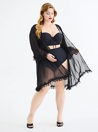Chiffon Kimono Swim Cover-Up