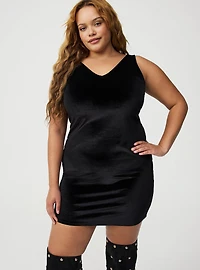 Bow Back Mini Shift Dress