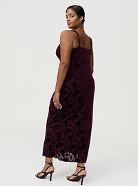 Velour Cami Maxi Dress