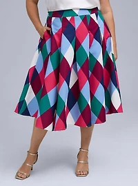 Belle Isle Pleated Midi Skirt