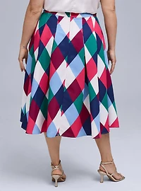 Belle Isle Pleated Midi Skirt