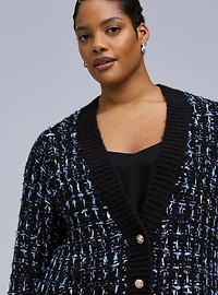 Belle Isle Oversized Fringe Cardigan Sweater