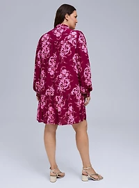 Belle Isle Ruffle Collar Drop Waist Dress