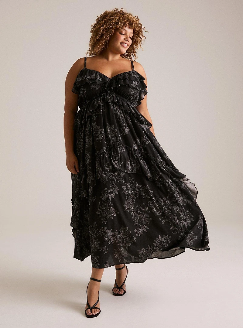 Festi Ruffled Maxi Dress