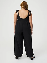 Crepe Wide Leg Overall